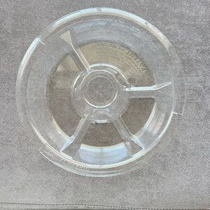 Clear Reusable Plastic Party Plates